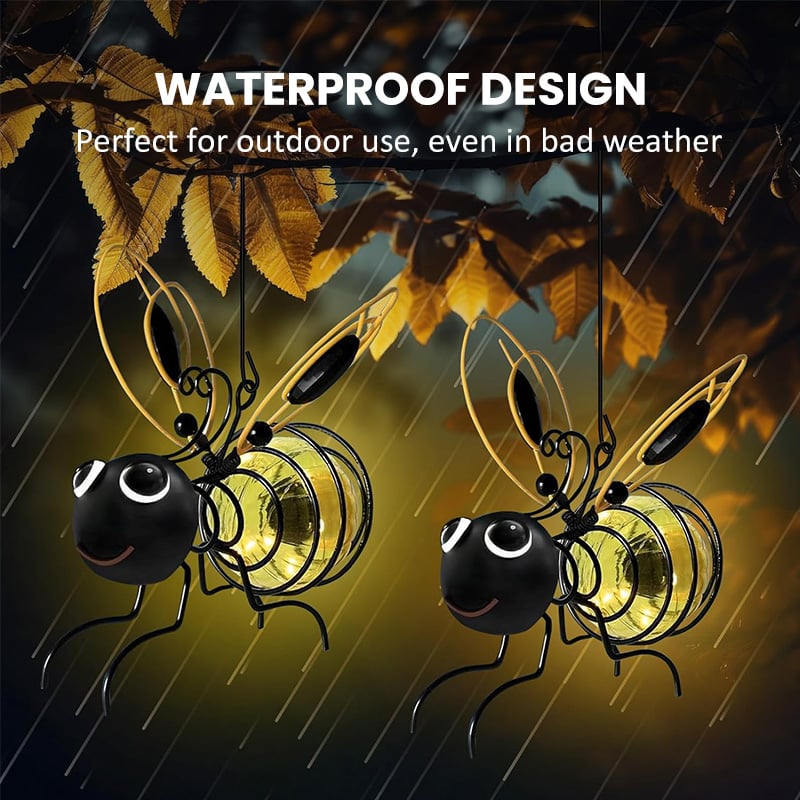 🔥Last Day Promotion 50% OFF🔥Outdoor Hanging Solar Bee Light