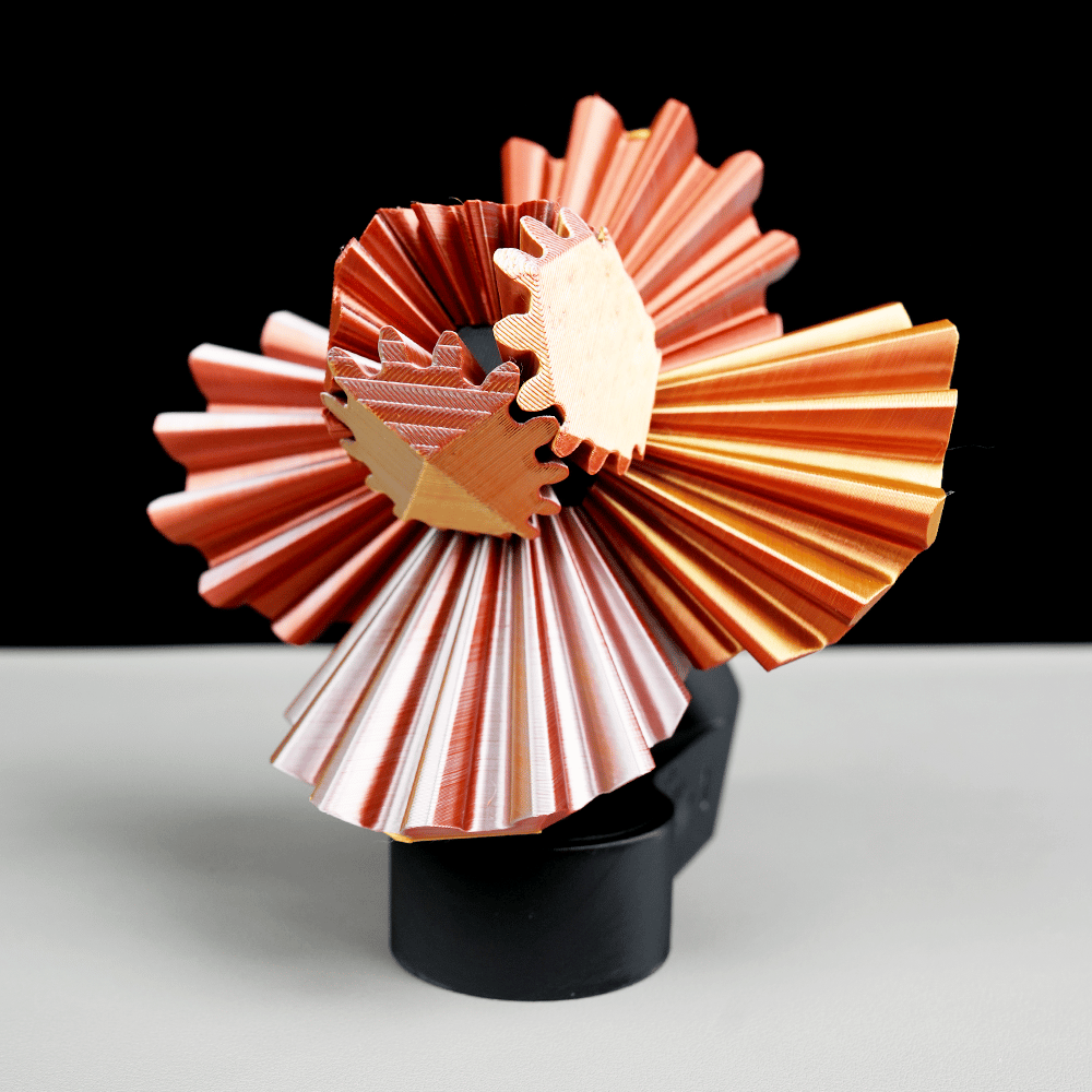 🔥Last Day Promotion 50% OFF🔥3D Printed Electric Rotating Gear Ball