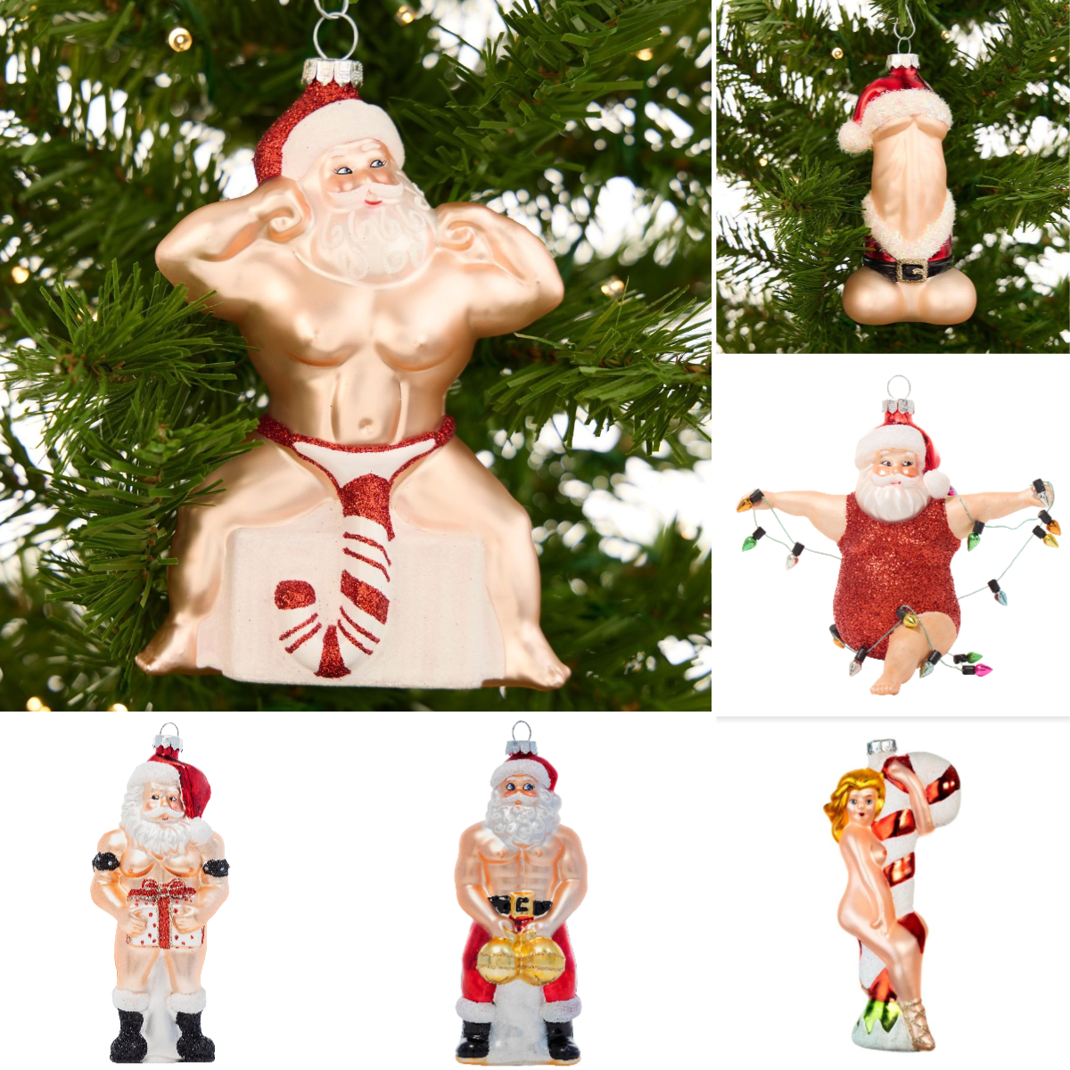 🔥Hot Sale 49% OFF - 🤣Funny Claus Christmas Ornament