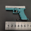 Mini pistol model keychain