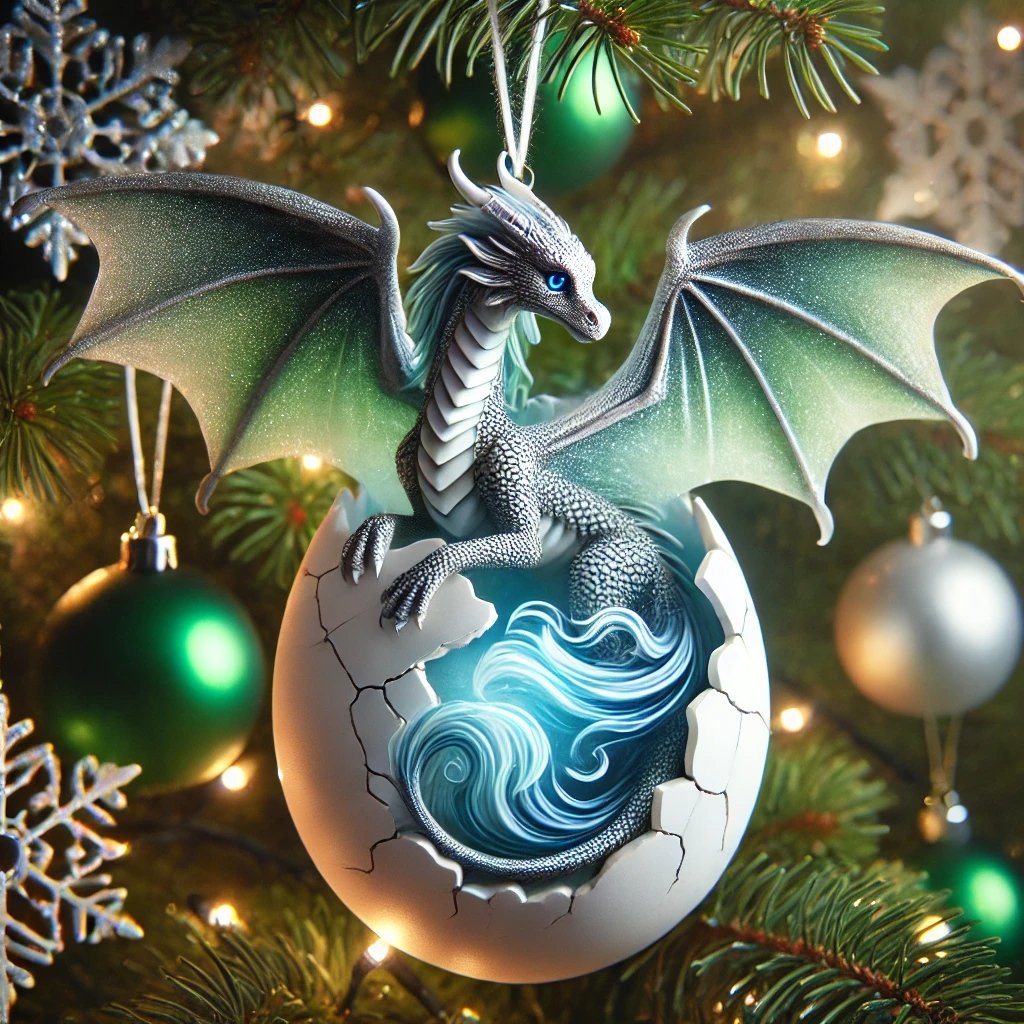 💥Christmas Sale 49% OFF -  🐉Elemental Dragon Christmas Ornament🎄