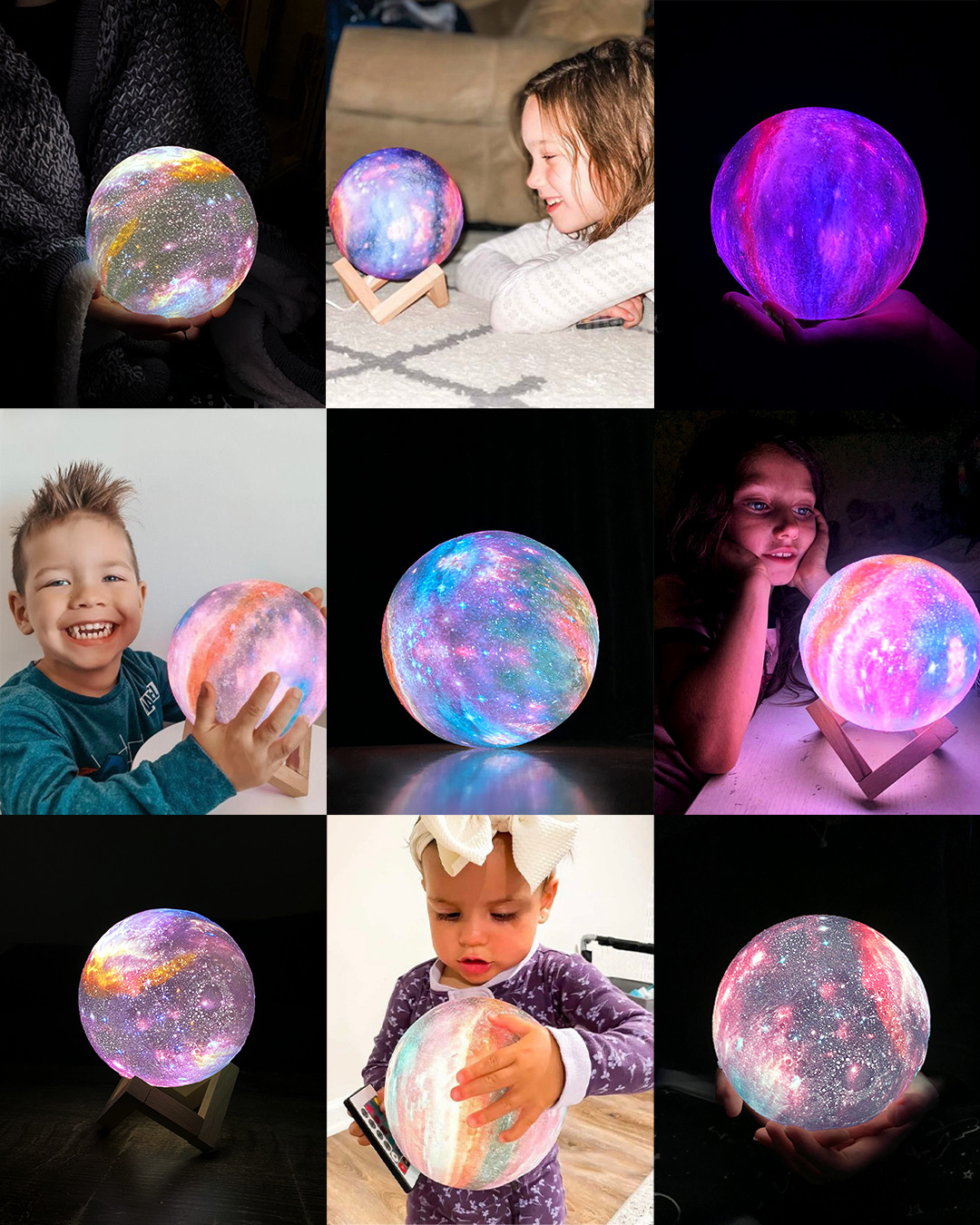 (🌲Early Christmas Sale - 49% OFF) Galaxy Moon Lamp,Buy 2 Free Shipping.