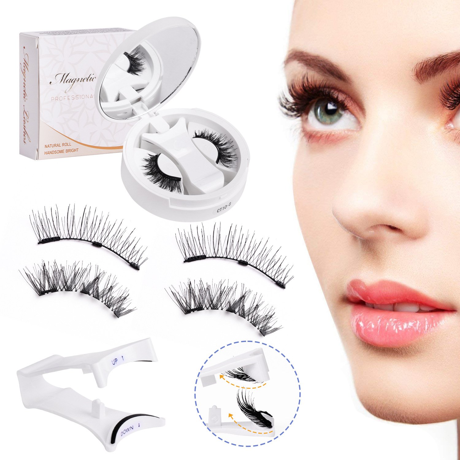 💖Summer Hot Sale 49% OFF -- Soft Magnetic Eyelashes All-in-One Box, Reusable