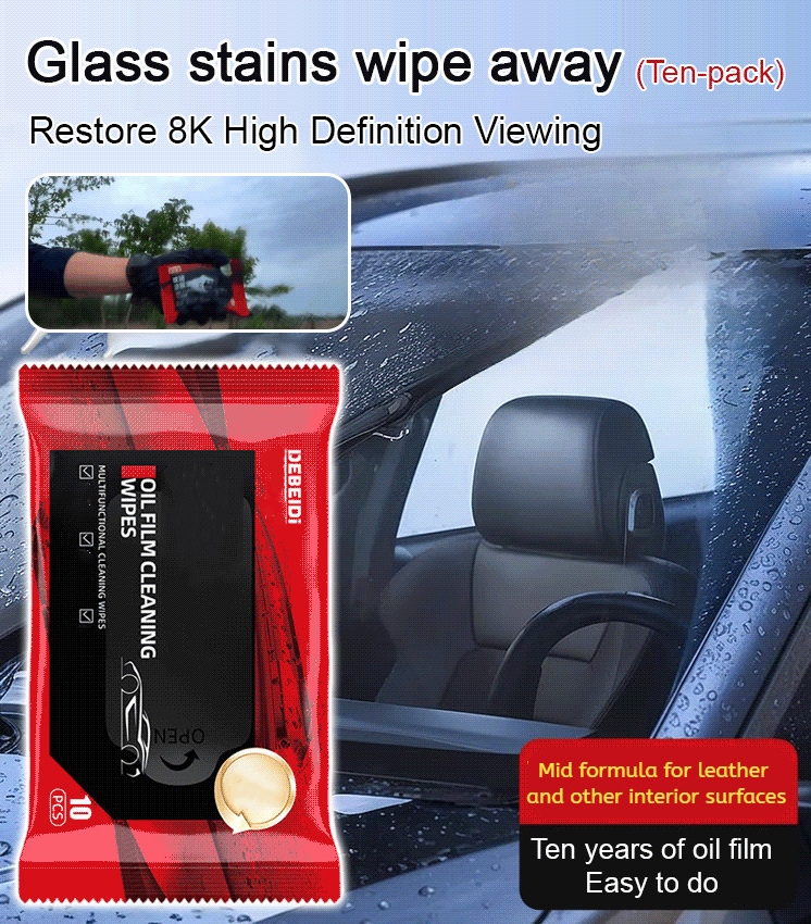 💥LAST DAY SALE 50% OFF💥Glass Oil Film Remover Wipes