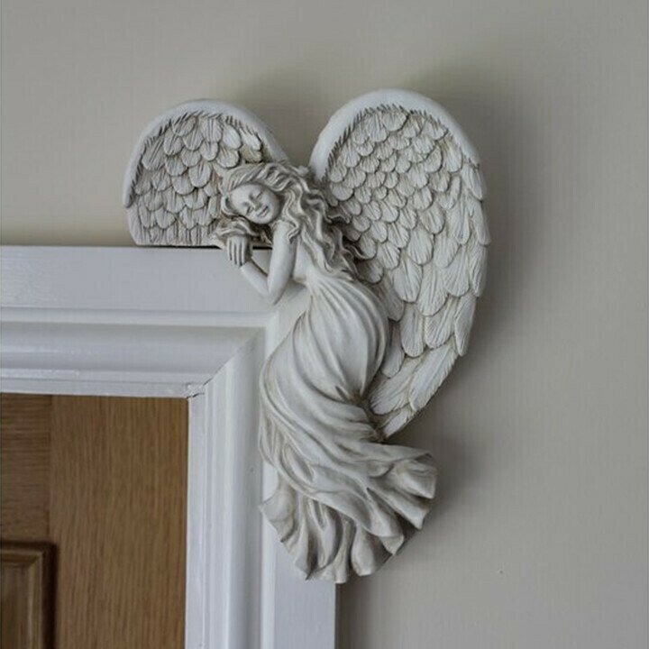 Door Frame Angel Wings Sculpture