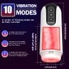 SHEMESIX - Male Masturbation Cup - Fully Automatic Retractable Rotary Penis Delay Exerciser