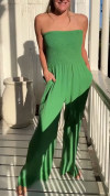 Women's Tube Top Casual Jumpsuit