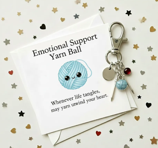 🌲Christmas Gift--Emotional Support Yarn Ball Pocket Gift