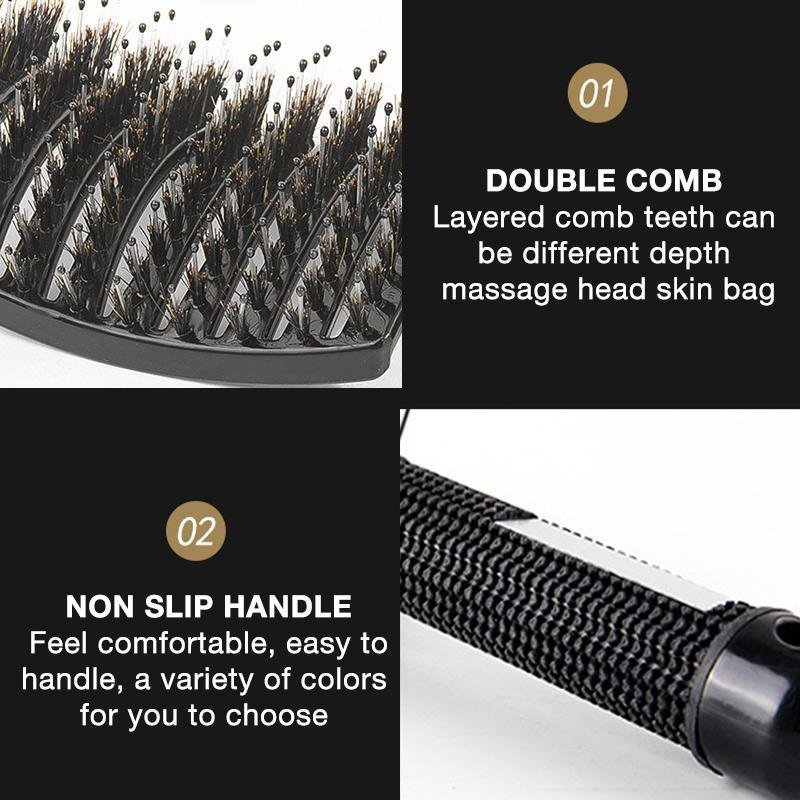 (🔥Last Day Promotion 50% OFF)  Arc Form Curved Comb For Curly Hair-Buy 2 Free Shipping