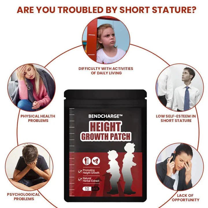 BENDCHARGE™ Herbal Height Increasing Foot Patch🌿 - Awaken Pituitary Growth Hormone 🔥Last Day Promotion 49% OFF🔥