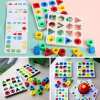 Christmas Hot Sale 48% OFF -  Shape Matching Game Color Sensory Educational Toy