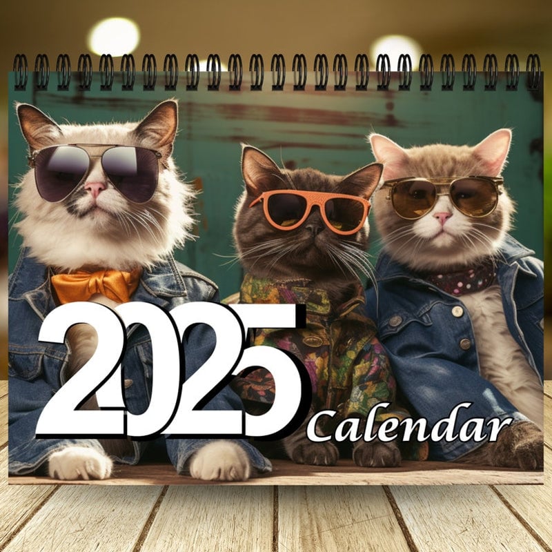 (🔥HOT SALE NOW 49% OFF) - 😺2025 Stylish Cats Calendar/Gift For Cat Lover