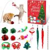 🔥Last Day Promotion 48% OFF-🎁-2024 Christmas Countdown Cat Toy Advent Calendar🐱