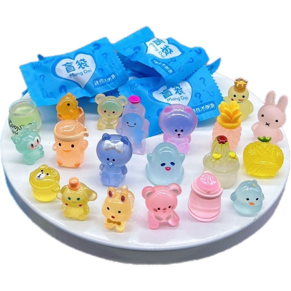 Stocking Stuffer🎁Collectible Luminous 3D Cute Animal Blind Bag🐱Each Pack Include A Random Style