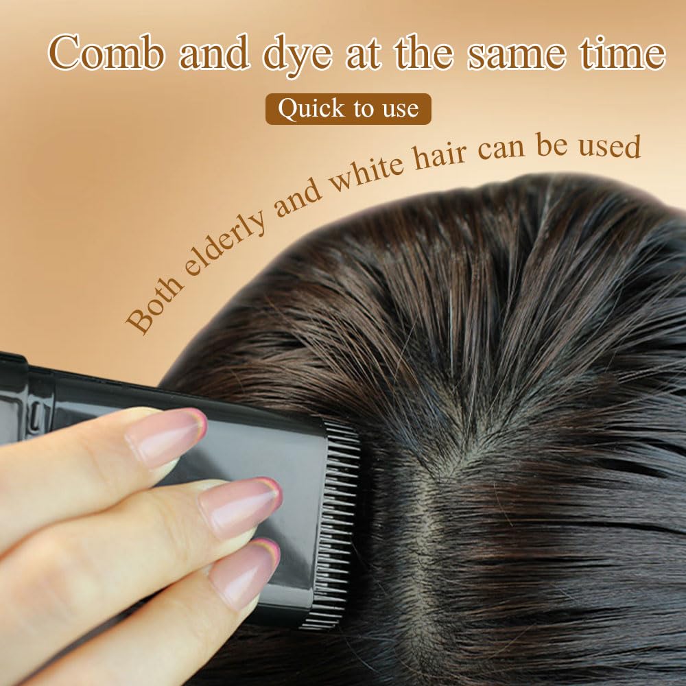 🔥Last Sale 50% OFF👍🏻Portable Hair Dye Comb for Gray Hair Coverage-Buy 2 Get 1 FREE
