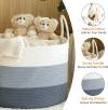 KAKAMAY Large Blanket Basket (20