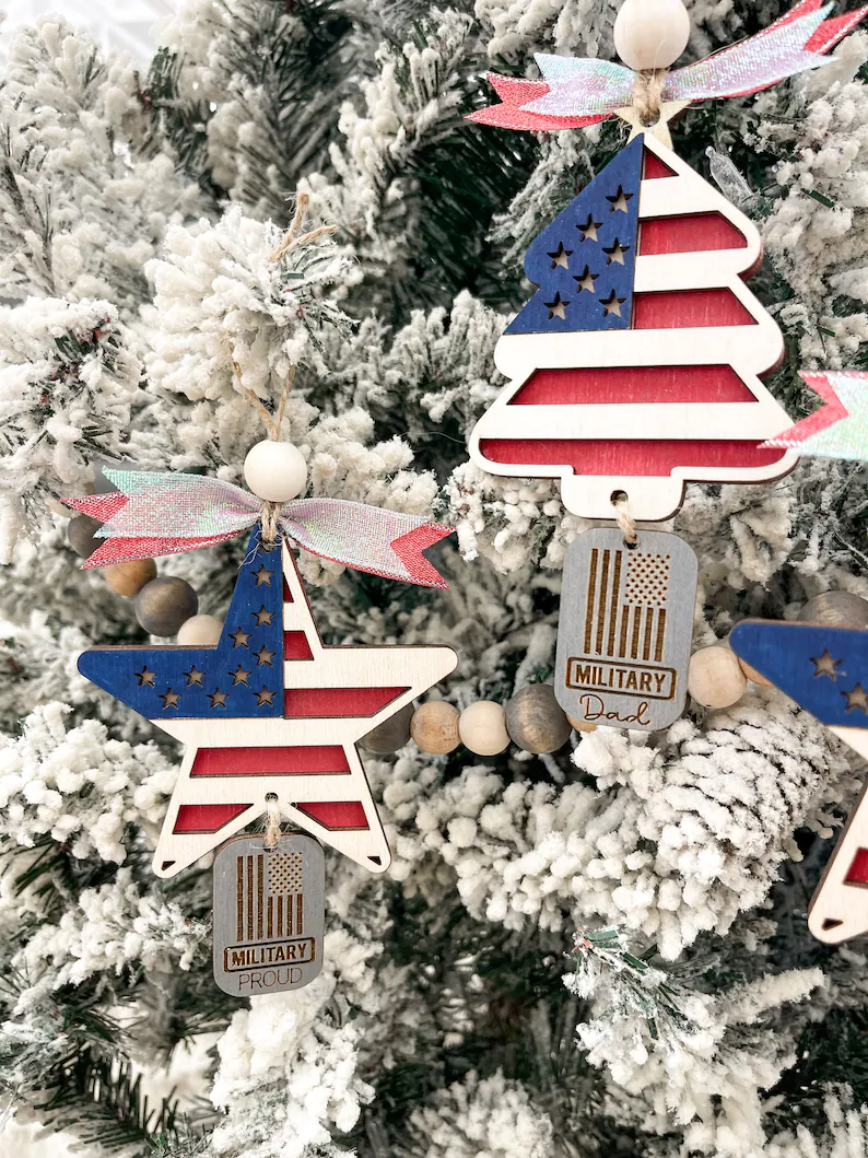 🎄🎖️Patriot's Pride Holiday Ornament