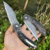 Handcrafted VG10 Damascus Steel Folding Knife
