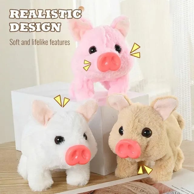 🔥Last Day Promotion 50% OFF🔥Christmas Special Offer-Electric Pig Plush Realistic Toy⚡Buy 2 Free Shipping