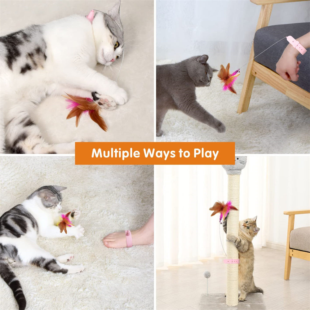 Last Day Sale-50% OFF-Cat Self Interactive Collar Toy