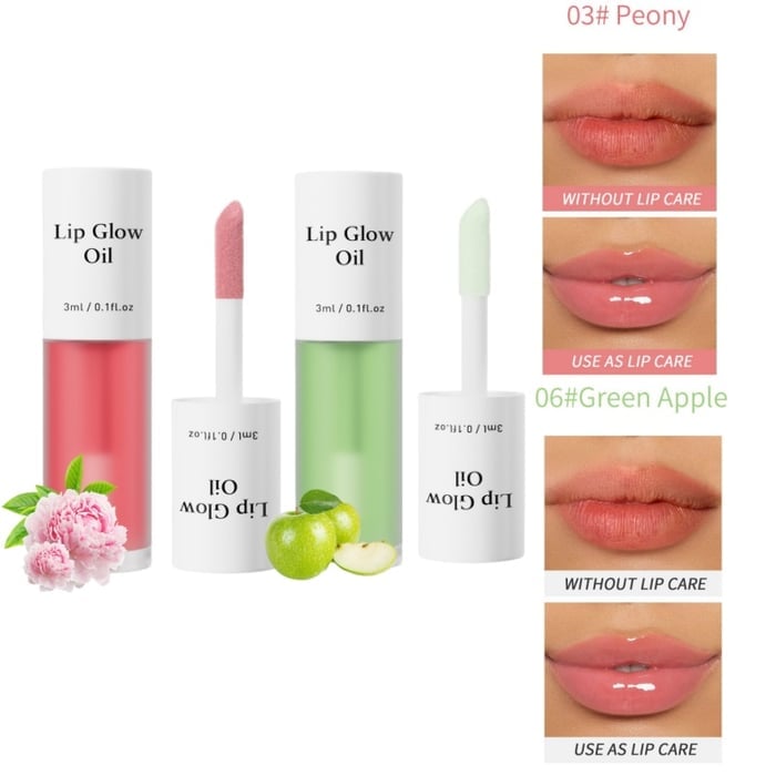 💋 Get the Perfect Pout✨ Tinted Lip Glow Oil - For Lush, Hydrated Lips with a Natural Glow! 💖