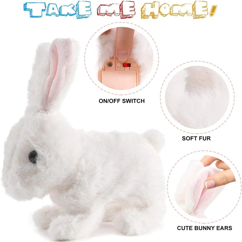 🔥Sale ends in 5 hours / Buy 1 Get 1 Free Today Only🔥 Interactive Easter Bunny Toy