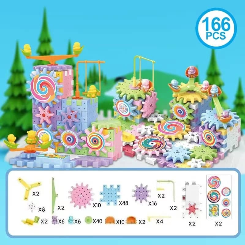 🔥(2024 HOT SALE - 49% OFF) Educational STEM Electric Gears Blocks Toy