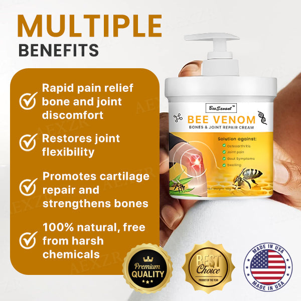 💥LAST DAY SALE 50% OFF💥Bee Venom Bones & Joint Repair Cream