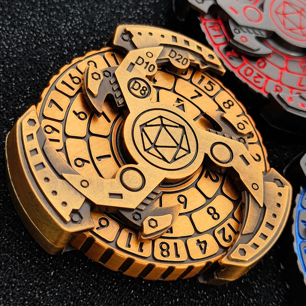 🔥🔥LAST Sale 70% OFF--Dungeons and Dragons Metal Dice Spinner（BUY 2 FREE SHIPPING)