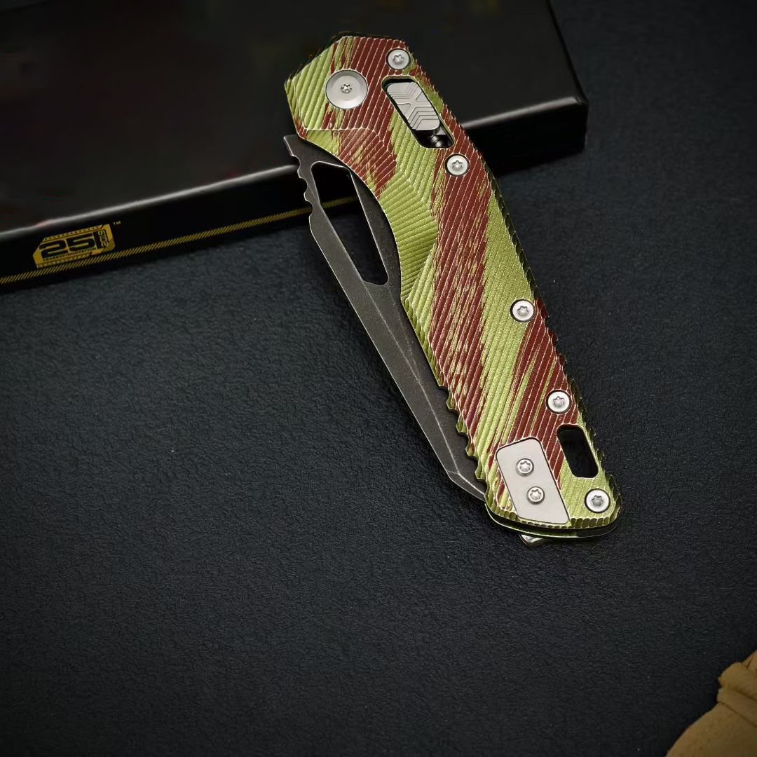 70% OFF Only Today-Amphibian RAM-LOK Folding Knife M390 Blade Aluminum Handle