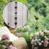 🎁TikTok Last Day Sale - 70% OFF🎉Where Rain Meets Art – Decorative Rain Chain with Bird Bath Design