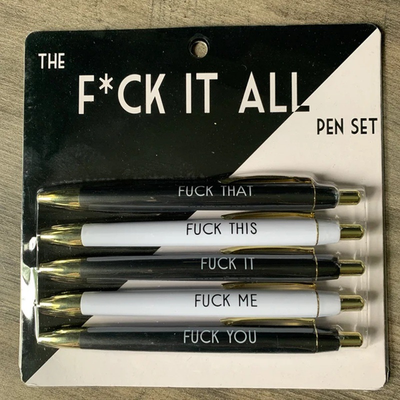 50% OFF-🔥 Fxxk It All Pen Set (Buy 2 Get 1 Free)