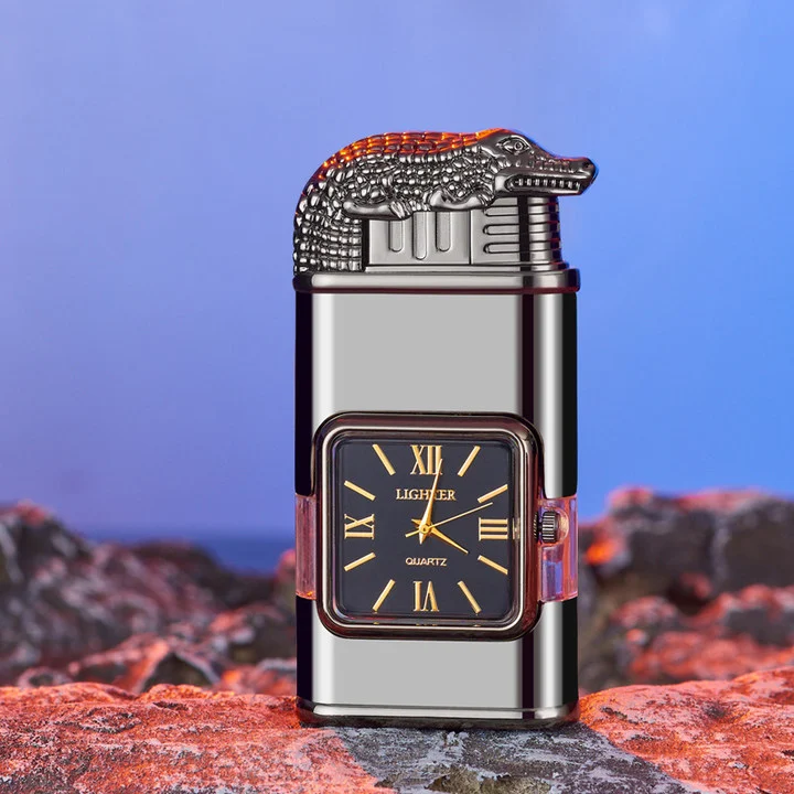 🔥49% OFF TODAY🎁Windproof Lighter Vintage Watch Bezel Jet flame Torch