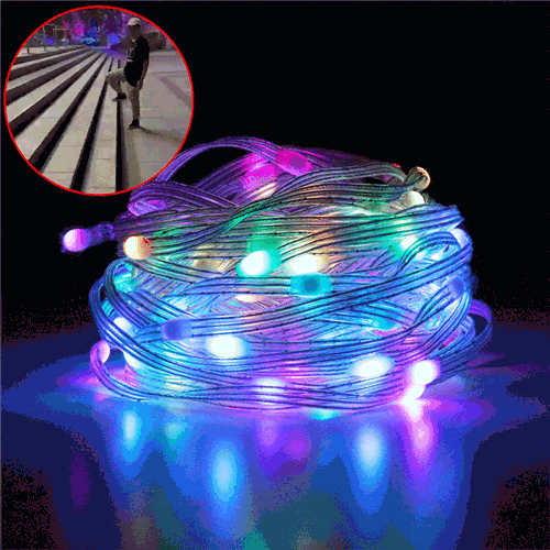 (🎁2024 Neujahr Heißer Verkauf🎁Letzter Tag- 49% OFF💦)💡🌈Bunte Fernbedienungslichter😎