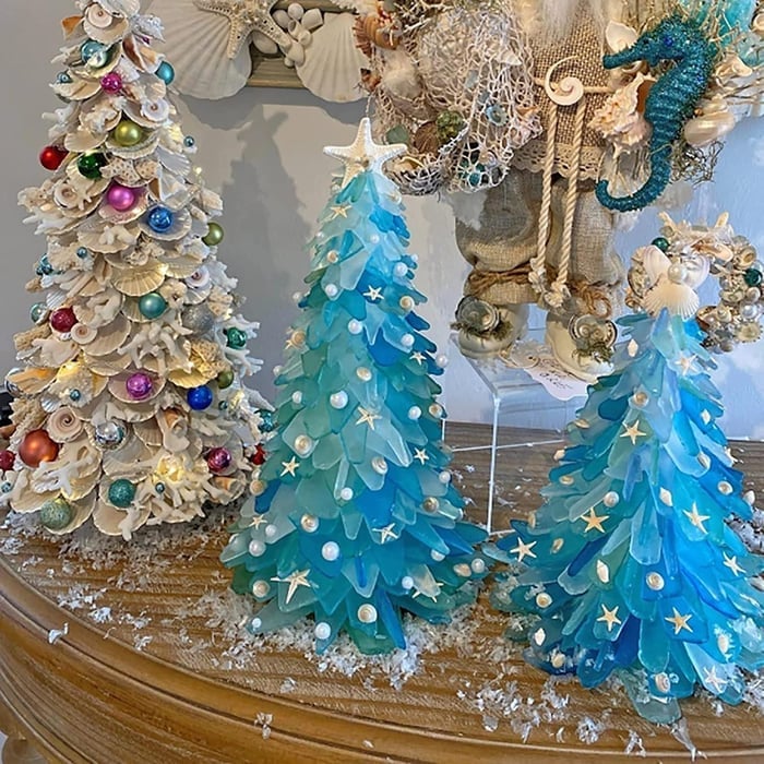 🎄Last Day Discount-75%OFF🔥2023 Sea Glass Christmas Tree-Buy 2 Free Shipping