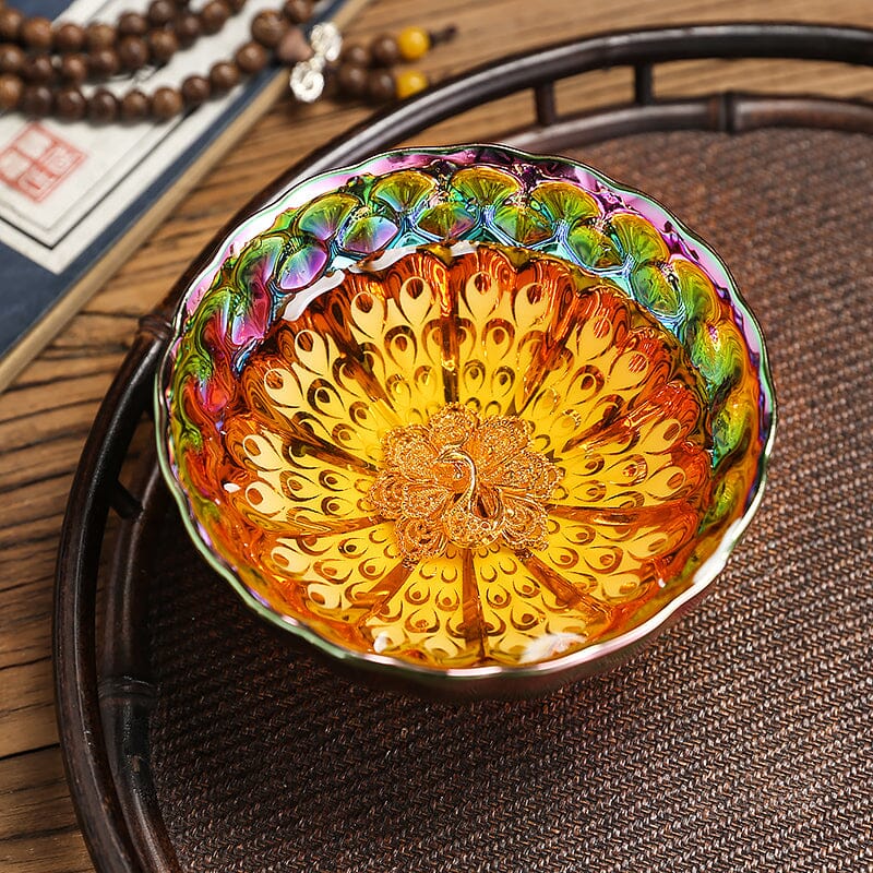 🔥Limited Edition - Handmade Gold Lotus/Peacock/Dragon Tea Cups