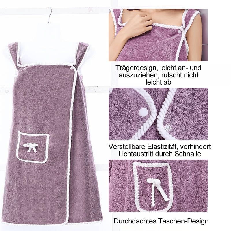 📢Letzter Tag: 49% Rabatt🎁Tragbarer Duschrock für Damen in Übergröße