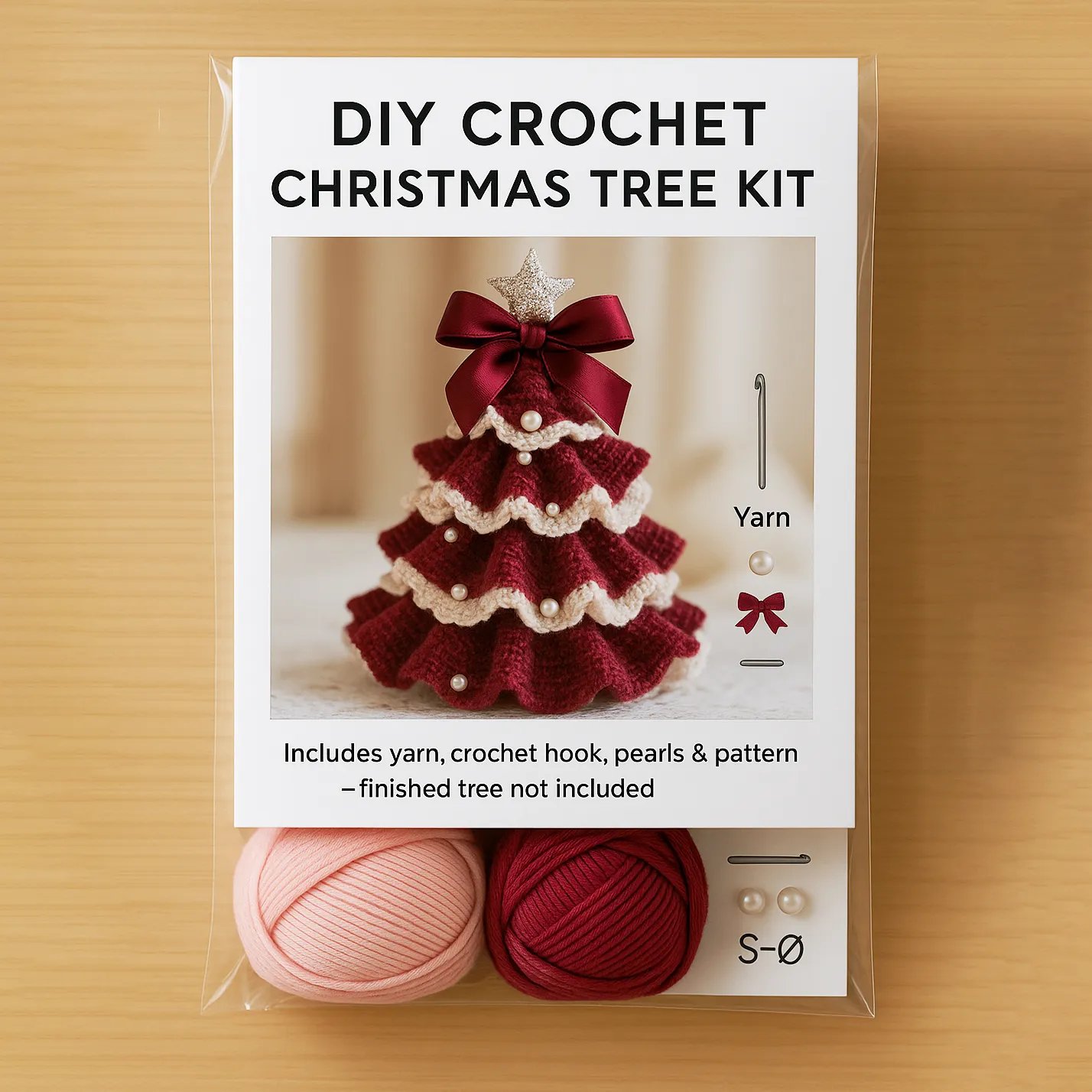 🎅TikTok Christmas Sale -70% OFF🎄DIY Crochet Christmas Tree Kit – ✨Handmade Holiday Decoration Set