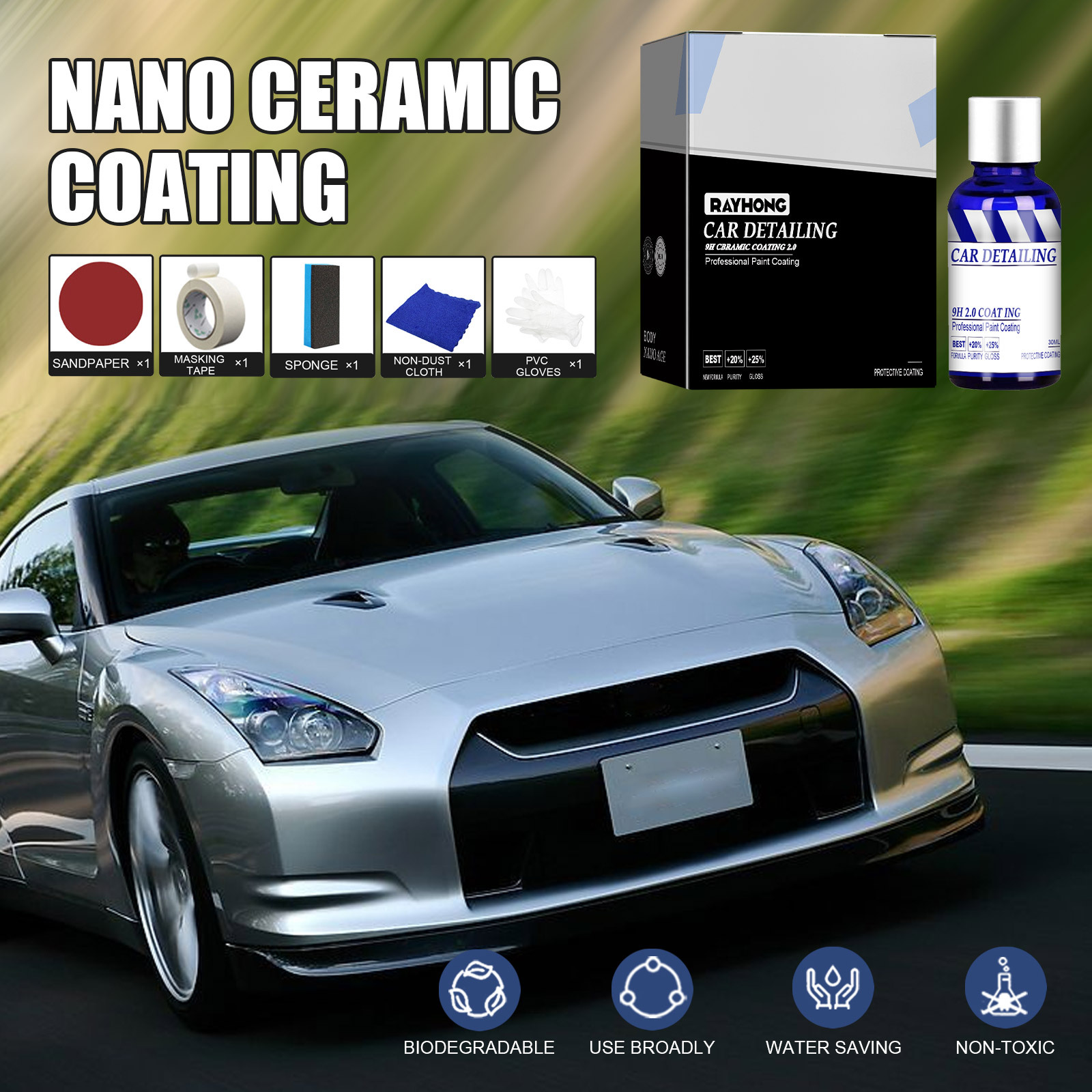 🔥Last Day Promotion 48% OFF-🎁-Rayhong Automotive Ceramic Nano Coating Liquid