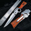 100% Stainless Steel Pocket Knife •