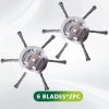 🔥BUY 2 GET 1 FREE 👨‍🌾6 inch Steel Wire Brush Cutter Trimmer Head