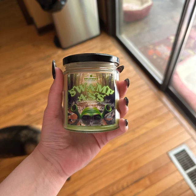 Swamp Ass Green Ogre Candle