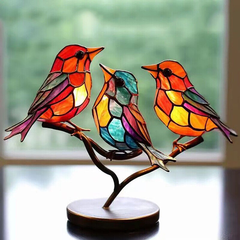 💕Handmade bird ornaments