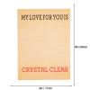 ✨24 Pack Valentines Cards with Heart-Shape Crystals