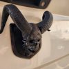 Hood Ram Skull Badge Ornament Emblem