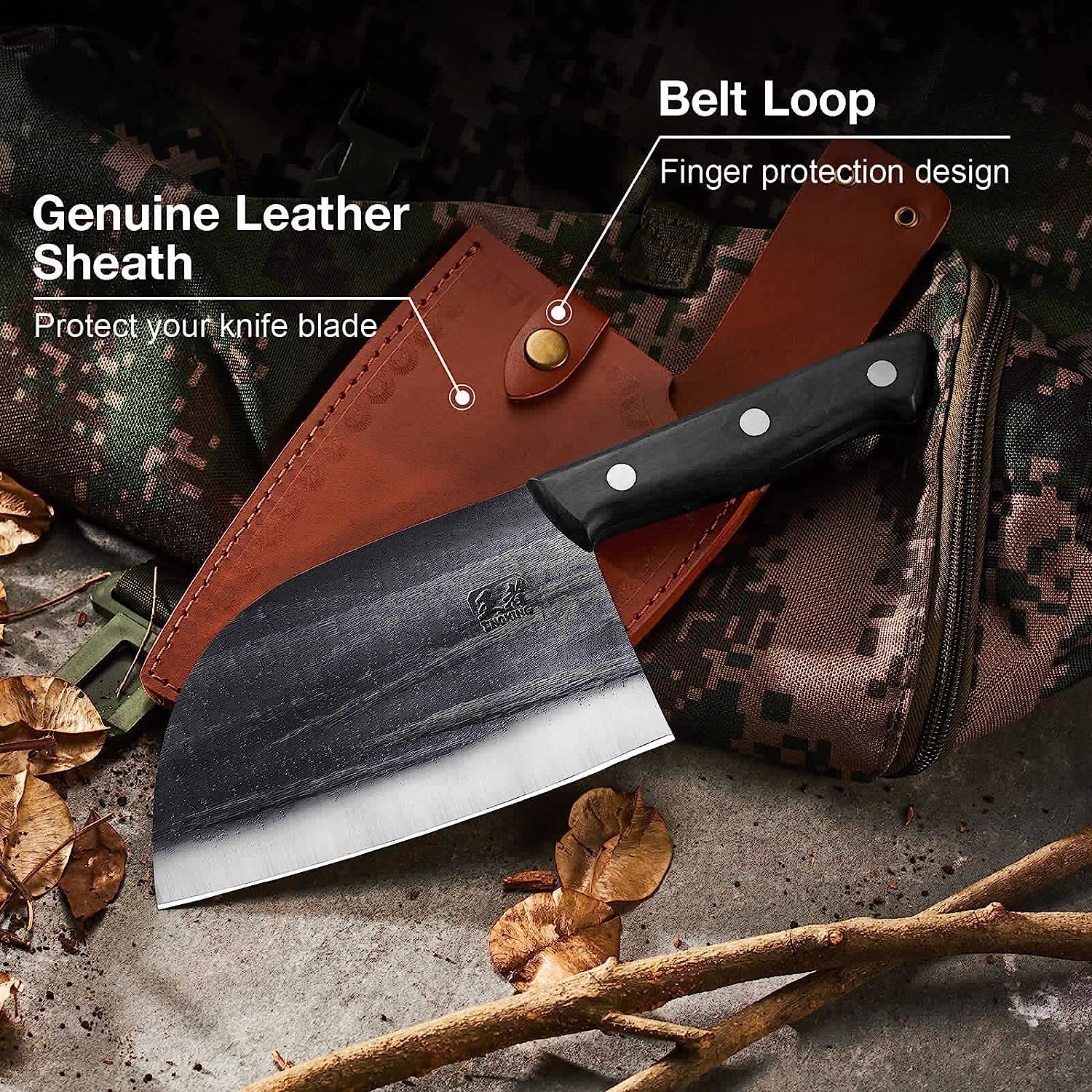 🔥 Hand-Forged Serbian Chef Knife – Built for a Lifetime of Cooking