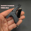 Mini pistol model keychain