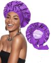 🔥Last Day Promotion 50% OFF🔥Double Layered Satin Night Caps Hair Care Bonnet