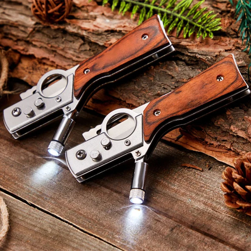 Handcrafted Pocket Shape AK47 Knife With Led