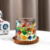 Italian Diamond Art Rocking Whiskey Glass